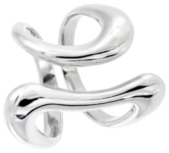 Bijou Brigitte Edelstahlringe|Edelstahlringe>Ring - Asymmetrical Steel silber