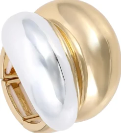 Bijou Brigitte Statement-Ringe|Ringe Gold>Ring - Bicolor Statement gold, silber