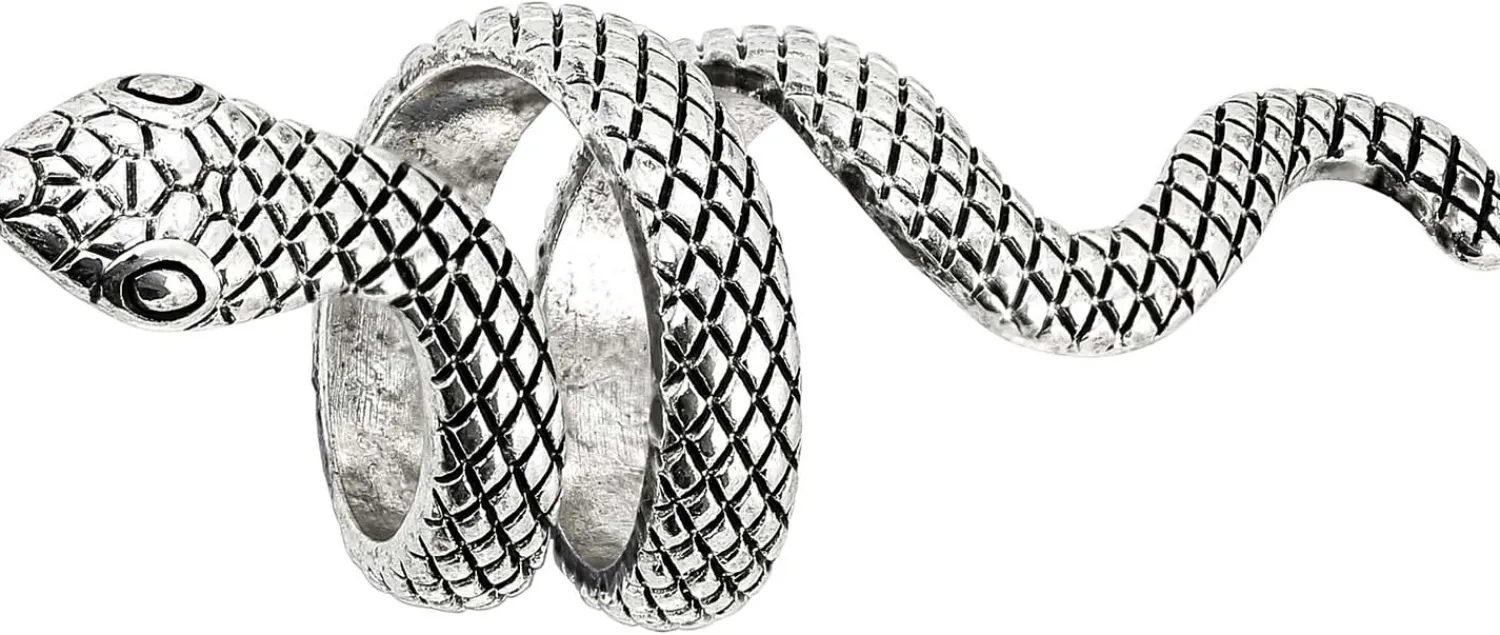 Bijou Brigitte Statement-Ringe|Boho-Schmuck>Ring - Big Snake silber
