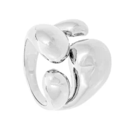 Bijou Brigitte Statement-Ringe>Ring - Big Tears silber