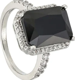 Bijou Brigitte Für Bestimmte Anlässe>Ring - Black Beauty schwarz, silber