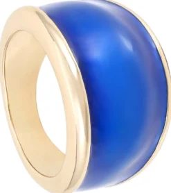 Bijou Brigitte Statement-Ringe|Ringe Gold>Ring - Blue Ocean gold, blau