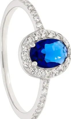 Bijou Brigitte Ringe 925Er Silber|Antragsringe>Ring - Blue Princess blau, silber