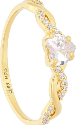Bijou Brigitte Silver Crystals|Ringe Mit Steinen><noscript><img width=