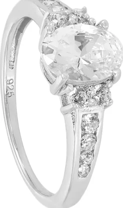 Bijou Brigitte Antragsringe|Silver Crystals>Ring - Brilliant silber