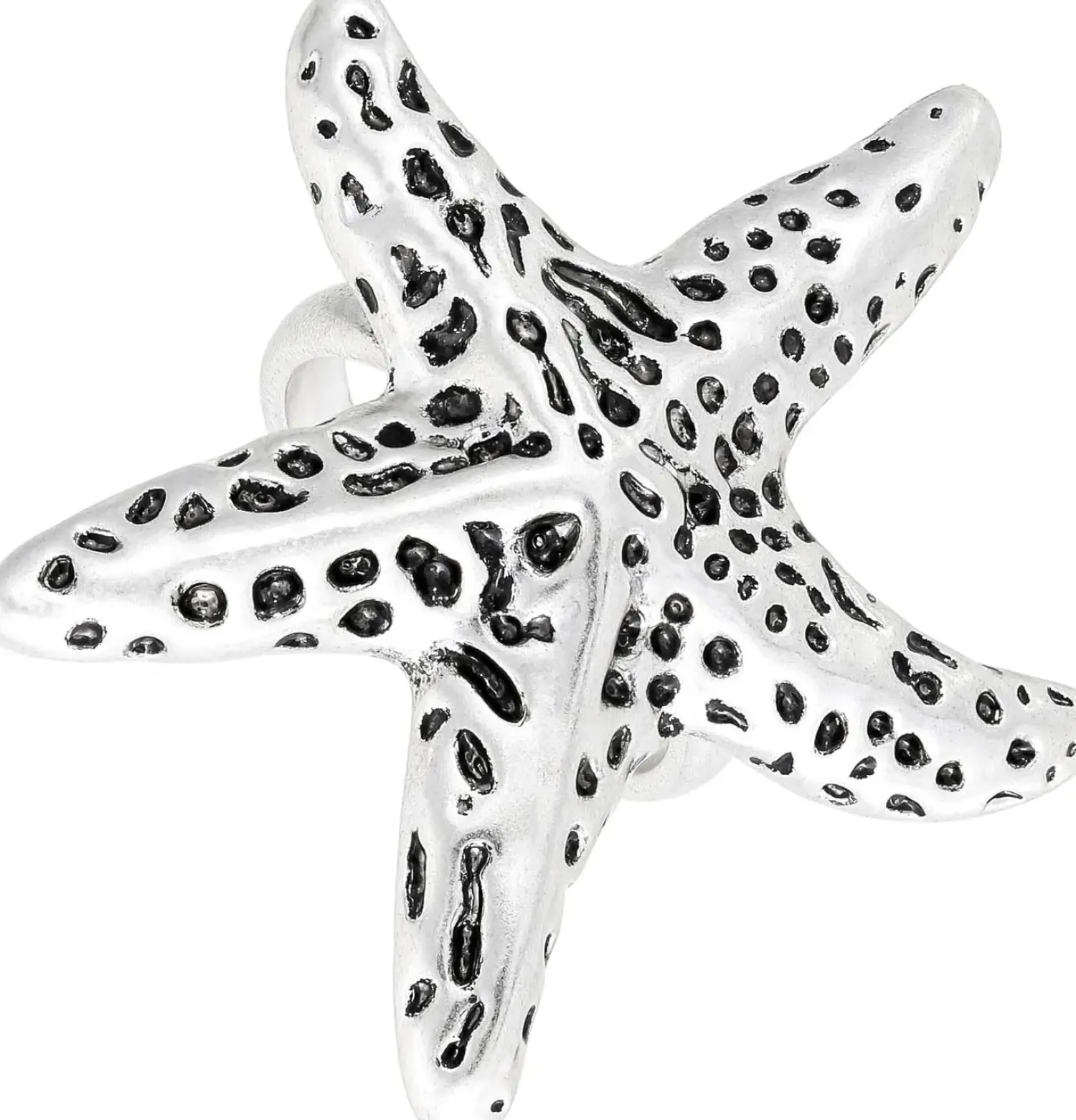 Bijou Brigitte Statement-Ringe|Maritimer Schmuck>Ring - Chrome Star silber