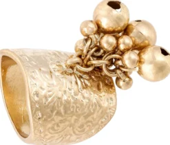 Bijou Brigitte Statement-Ringe|Ringe Gold>Ring - Chunky Bells gold