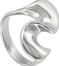 Bijou Brigitte Edelstahlringe|Edelstahlringe>Ring - Chunky Wave silber