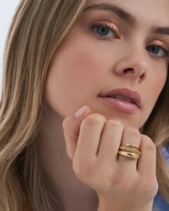 Bijou Brigitte Ringe Gold>Ring - Classic Eyecatcher gold