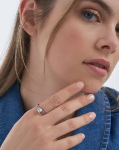 Bijou Brigitte Antragsringe|Ringe Mit Steinen>Ring - Classic Sparkle silber