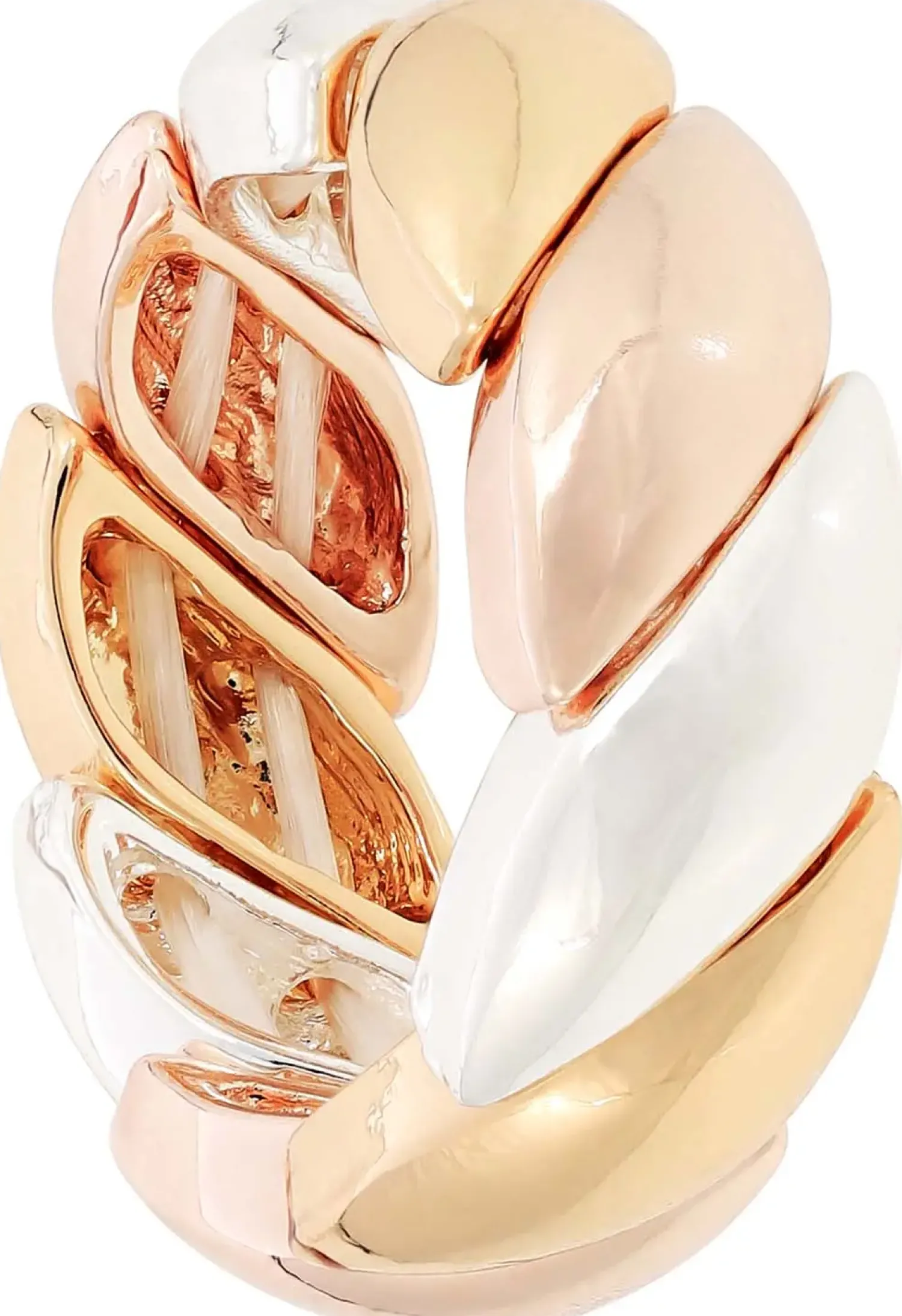 Bijou Brigitte Ringe Gold>Ring - Classic Tricolor gold, roségold, silber