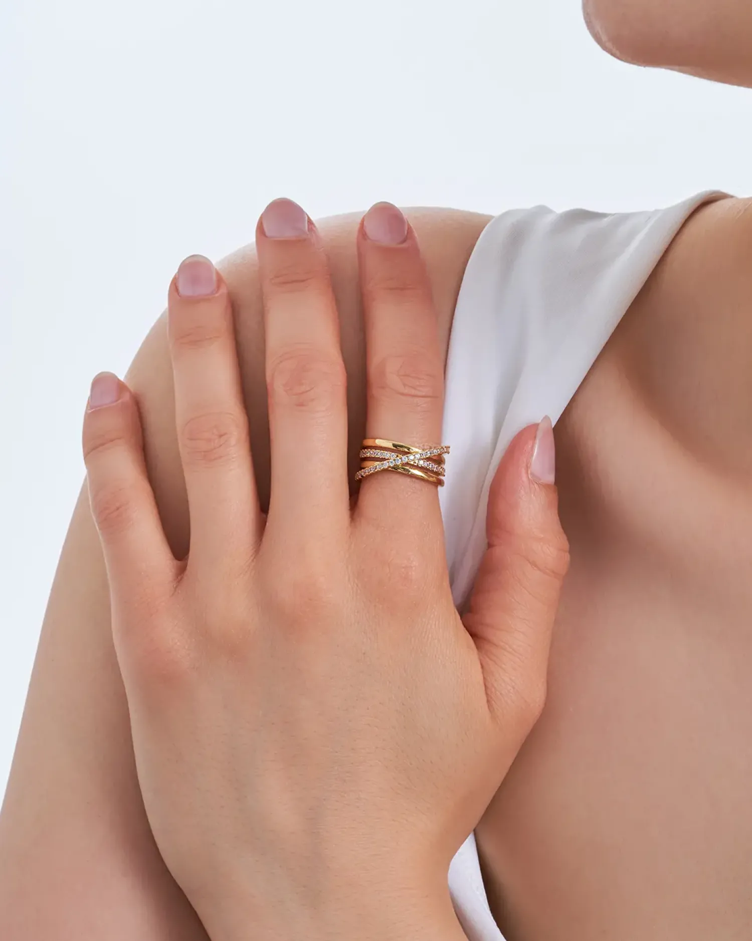 Bijou Brigitte Ringe Gold>Ring - Classy Twist gold