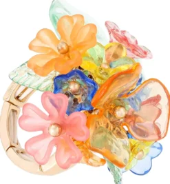 Bijou Brigitte Statement-Ringe|Blumenschmuck>Ring - Colorful Blossom mehrfarbig