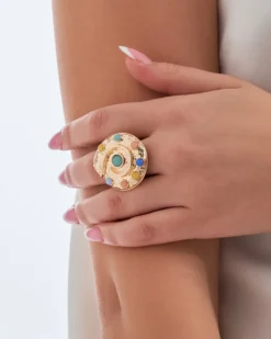 Bijou Brigitte Muschelschmuck|Statement-Ringe><noscript><img width=