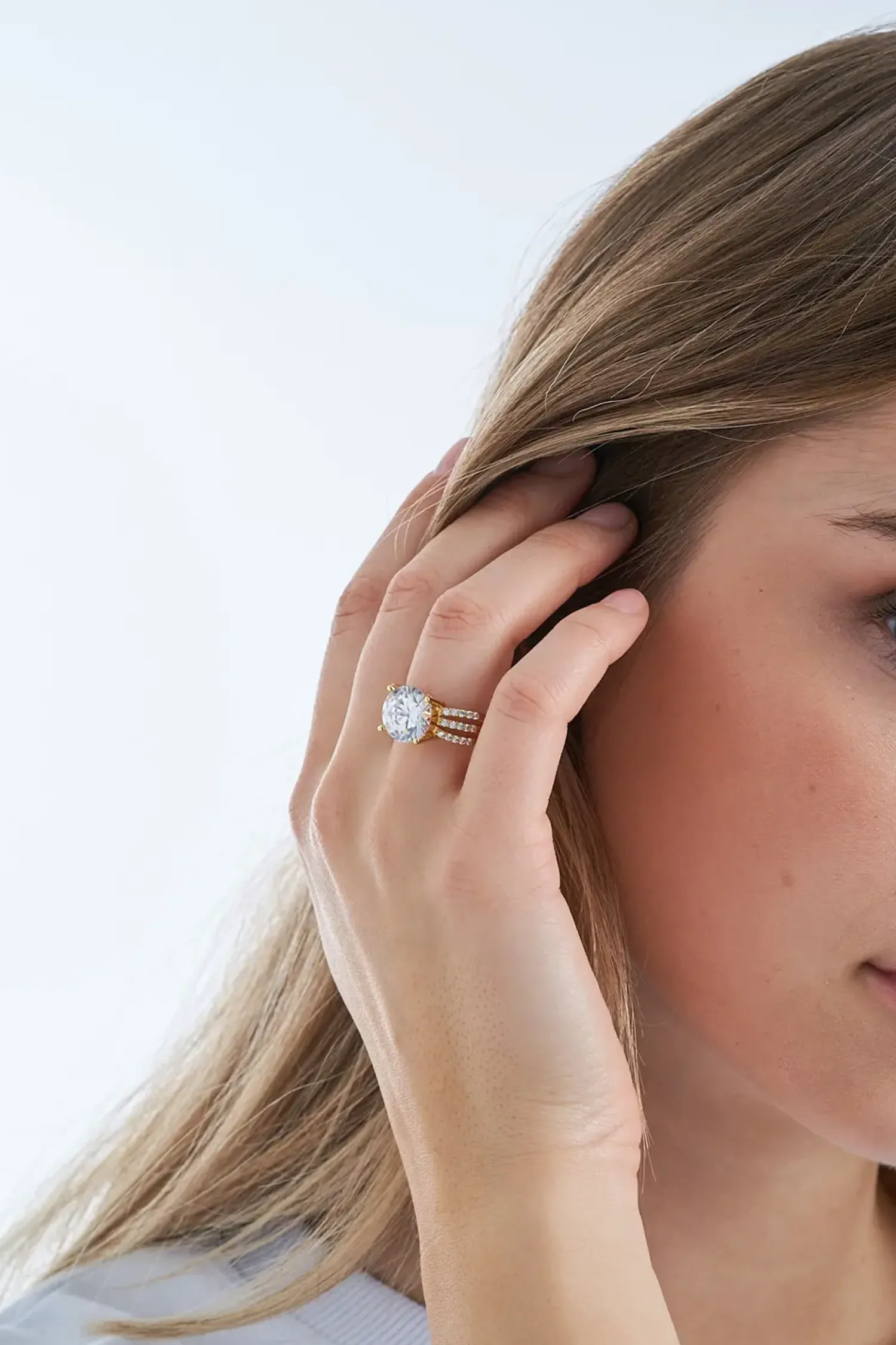 Bijou Brigitte Ringe Mit Steinen>Ring - Crystal Shine gold