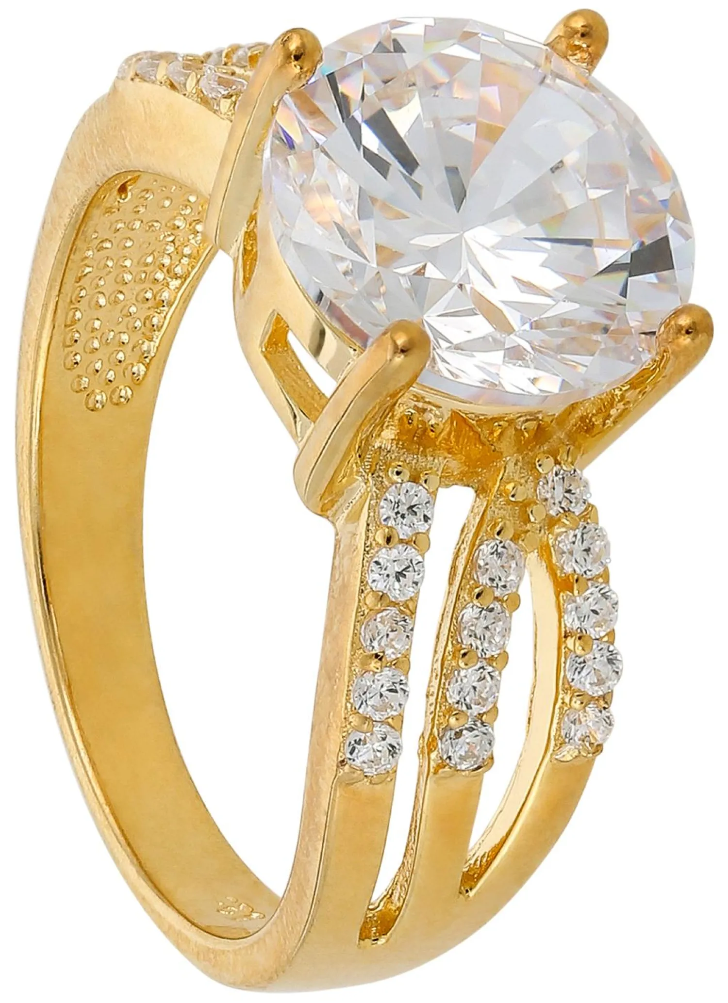 Bijou Brigitte Ringe Mit Steinen>Ring - Crystal Shine gold