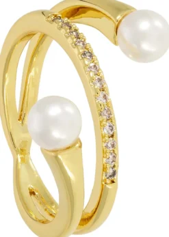 Bijou Brigitte Ringe Gold>Ring - Cute Pearls gold