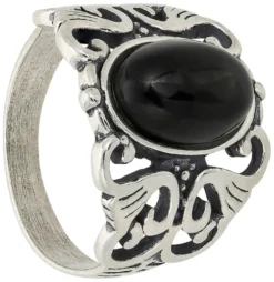 Bijou Brigitte Ringe 925Er Silber|Statement-Ringe>Ring - Dark Angel schwarz