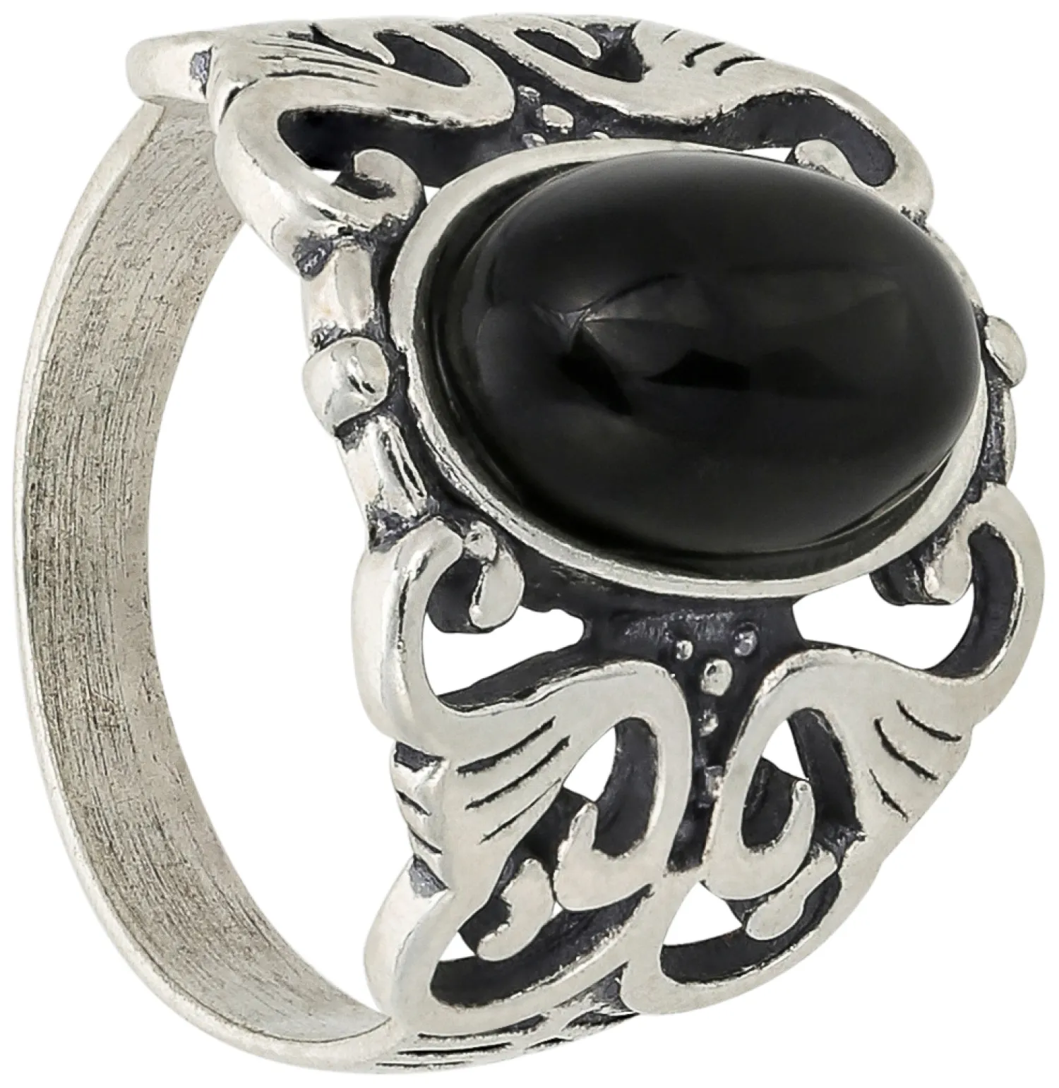 Bijou Brigitte Ringe 925Er Silber|Statement-Ringe>Ring - Dark Angel schwarz