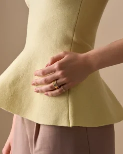 Bijou Brigitte Edelstahlringe|Edelstahlschmuck In Gold>Ring - Delicate Minimalist gold