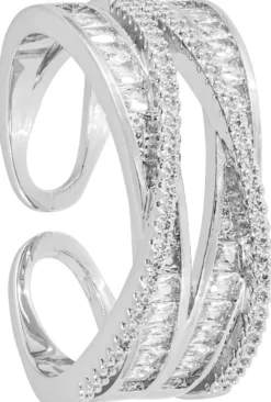 Bijou Brigitte Hochzeitsgäste>Ring - Delicate Rows silber