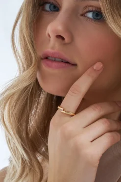 Bijou Brigitte Ringe Gold>Ring - Delightful Zirkonia gold