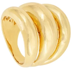 Bijou Brigitte Basics|Ringe Gold>Ring - Different Rows gold