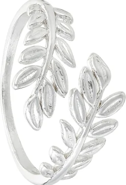 Bijou Brigitte Brautschmuck|Hochzeitsgäste>Ring - Double Leafe silber