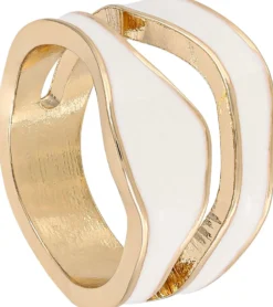 Bijou Brigitte Ringe Gold>Ring - Elegant Waves gold