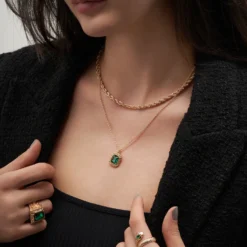 Bijou Brigitte Ringe Mit Steinen|Ringe Gold>Ring - Emerald Queen gold