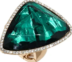 Bijou Brigitte Statement-Ringe>Ring - Emerald Spark grün