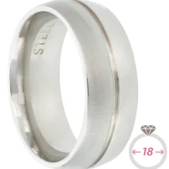 Bijou Brigitte Edelstahlschmuck In Silber>Ring - Esthetic 18 silber