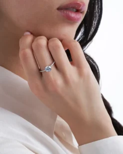 Bijou Brigitte Antragsringe|Silver Crystals>Ring - Eternity Love silber
