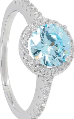 Bijou Brigitte Ringe 925Er Silber|Antragsringe>Ring - Fetching Glam blau, silber