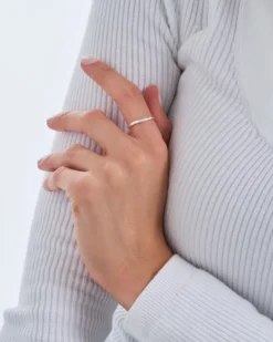 Bijou Brigitte Ringe 925Er Silber|Basics>Ring - Fine Waves silber