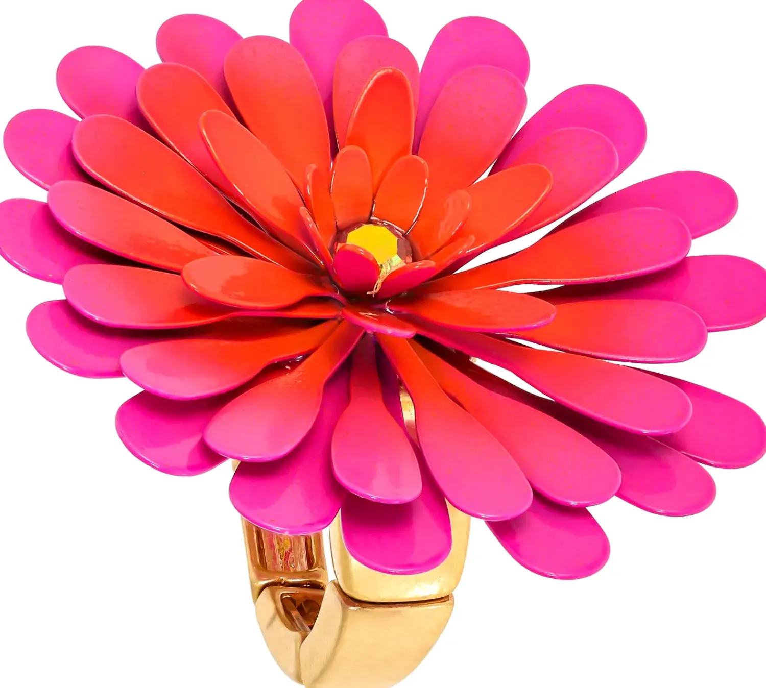 Bijou Brigitte Statement-Ringe|Blumenschmuck>Ring - Flower Blend rot, pink