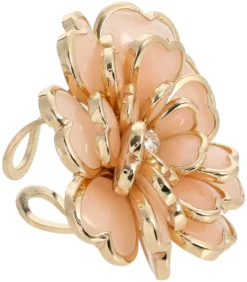 Bijou Brigitte Ringe Gold>Ring - Flower Shaped rosa, gold