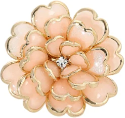 Bijou Brigitte Ringe Gold>Ring - Flower Shaped rosa, gold