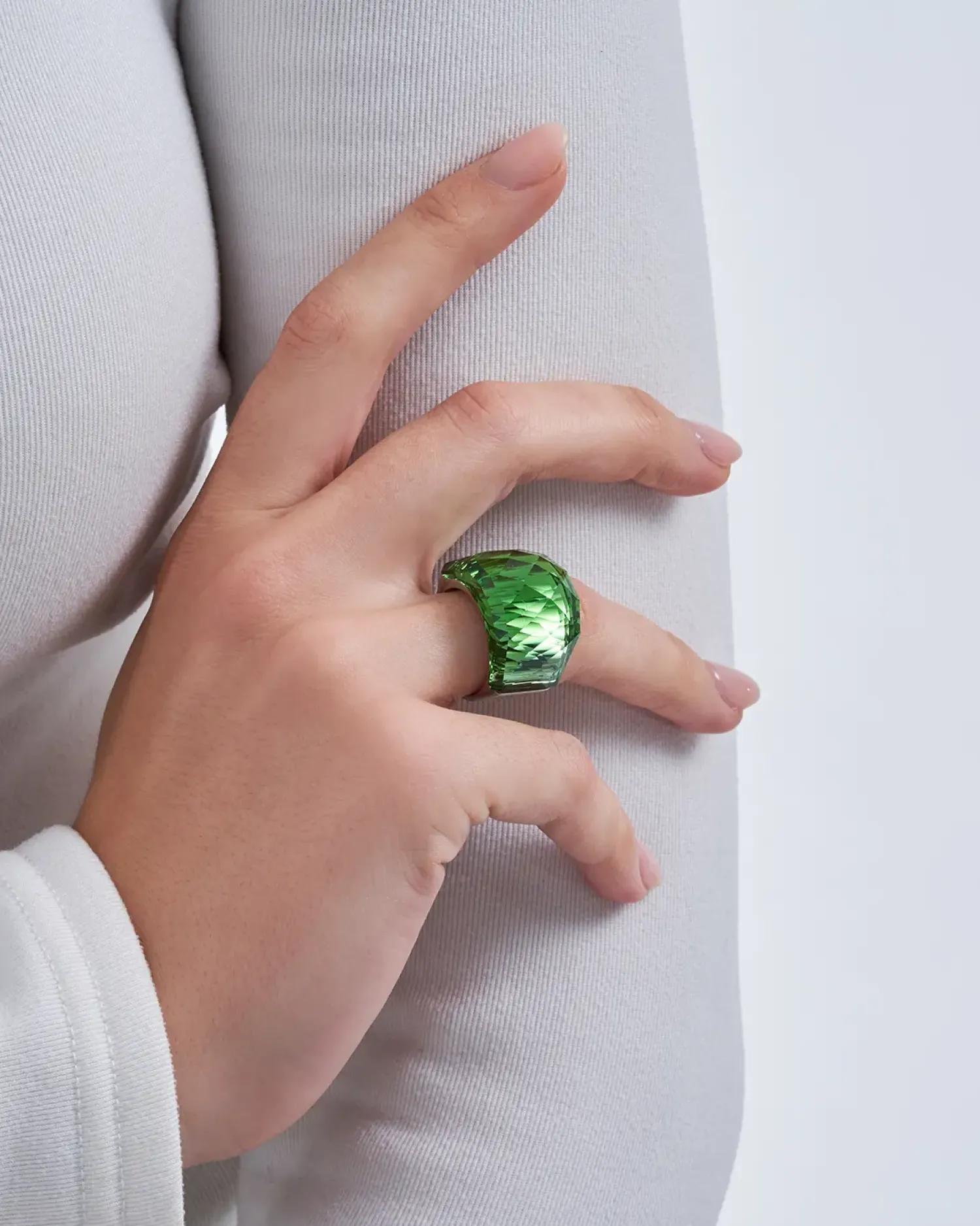Bijou Brigitte Edelstahlringe|Statement-Ringe>Ring - Forest Green grün