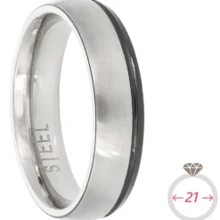 Bijou Brigitte Edelstahlringe|Wasserfester Schmuck>Ring - Gentle 21 silber