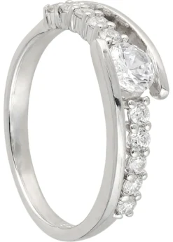 Bijou Brigitte Antragsringe|Silver Crystals>Ring - Glamorous Shine silber