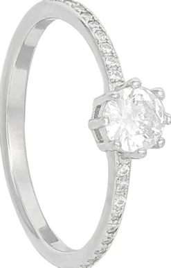 Bijou Brigitte Ringe 925Er Silber|Ringe Mit Steinen>Ring - Glamorous Silver silber