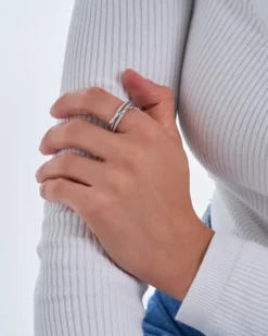 Bijou Brigitte Ringe 925Er Silber|Ringe Mit Steinen>Ring - Glazy Silver silber