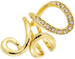 Bijou Brigitte Statement-Ringe|Ringe Gold>Ring - Gleaming Loop gold