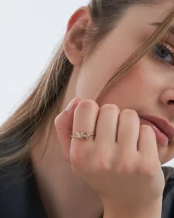 Bijou Brigitte Ringe Mit Steinen|Ringe Gold>Ring - Gleaming Nature gold