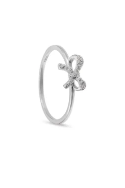 Bijou Brigitte Ringe 925Er Silber|Ringe 925Er Silber>Ring - Glitter Bow silber