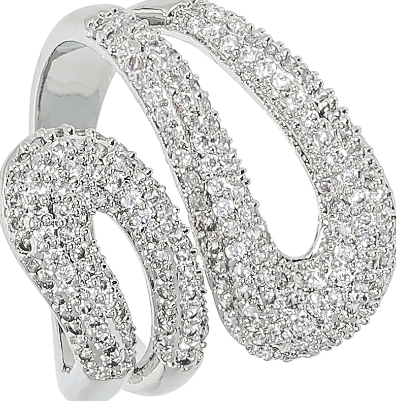 Bijou Brigitte Für Bestimmte Anlässe>Ring - Glitter Dream silber