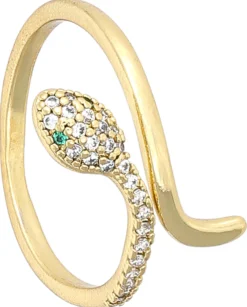 Bijou Brigitte Ringe Mit Steinen|Ringe Gold>Ring - Glitter Snake gold