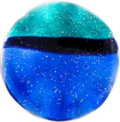 Bijou Brigitte Statement-Ringe>Ring - Glitter Wave türkis, blau