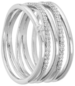 Bijou Brigitte Antragsringe|Ringe Mit Steinen>Ring - Glorious Shine silber